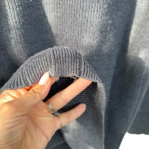 APIECE APART Everyday Merino Wool Sweater Grey - Picture 5 of 6